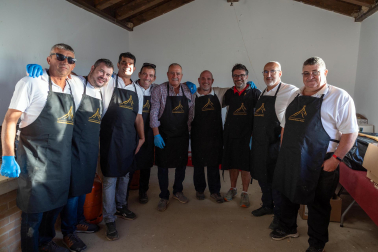 Tradicional acto de entrada de los rebaños de ovejas a Bardenas Reales