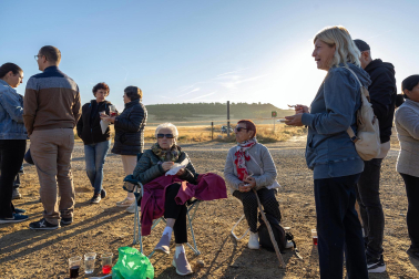 Tradicional acto de entrada de los rebaños de ovejas a Bardenas Reales