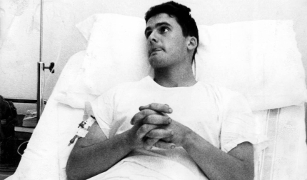 Stephen Townsend, durante su estancia en el Hospital de Navarra