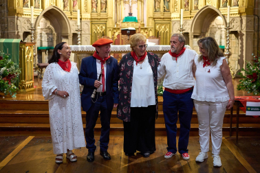 Salida de la comparsa y actuación de La Pamplonesa en San Fermín Txikito 2026, actos del sábado 26 de septiembre