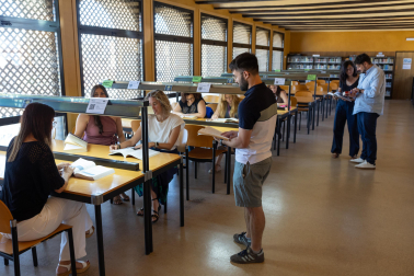 Imagen de la biblioteca de la UNED Tudela