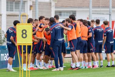 Los jugadores de Osasuna regresan a los entrenamientos en el parón de selecciones tras la semana de descanso