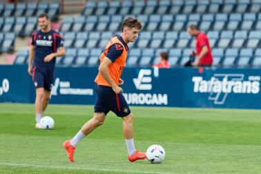 Los jugadores de Osasuna regresan a los entrenamientos en el parón de selecciones tras la semana de descanso