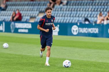Los jugadores de Osasuna regresan a los entrenamientos en el parón de selecciones tras la semana de descanso