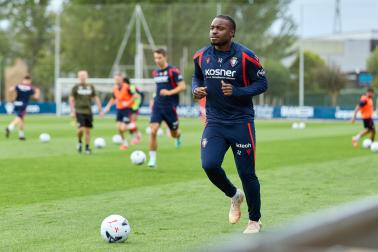 Los jugadores de Osasuna regresan a los entrenamientos en el parón de selecciones tras la semana de descanso
