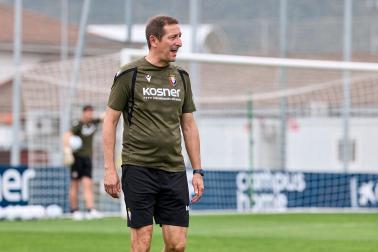 Los jugadores de Osasuna regresan a los entrenamientos en el parón de selecciones tras la semana de descanso