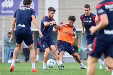 Fotos del entrenamiento de Osasuna de este martes 29 de septiembre