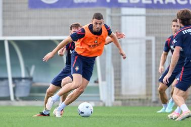 Fotos del entrenamiento de Osasuna de este martes 29 de septiembre