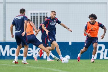 Fotos del entrenamiento de Osasuna de este martes 29 de septiembre