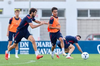 Fotos del entrenamiento de Osasuna de este martes 29 de septiembre