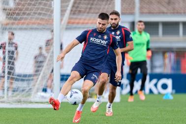 Fotos del entrenamiento de Osasuna de este martes 29 de septiembre