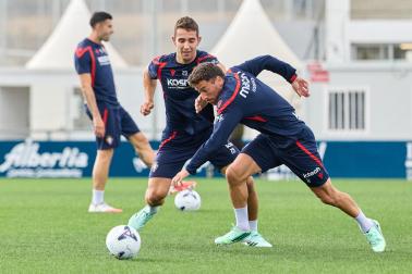 Fotos del entrenamiento de Osasuna de este martes 29 de septiembre
