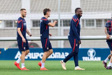 Fotos del entrenamiento de Osasuna de este martes 29 de septiembre
