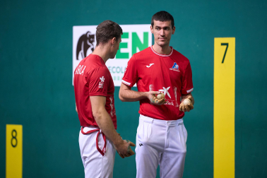 Fotos de la elección de material en el Navarra Arena para las semifinales y la final del Masters CaixaBank