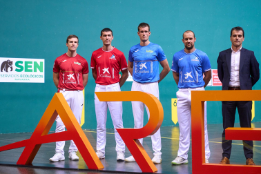 Fotos de la elección de material en el Navarra Arena para las semifinales y la final del Masters CaixaBank
