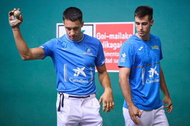 Fotos de la elección de material en el Navarra Arena para las semifinales y la final del Masters CaixaBank