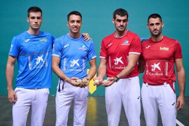 Fotos de la elección de material en el Navarra Arena para las semifinales y la final del Masters CaixaBank
