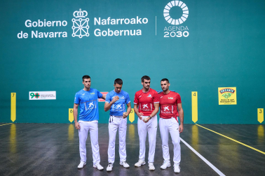 Fotos de la elección de material en el Navarra Arena para las semifinales y la final del Masters CaixaBank