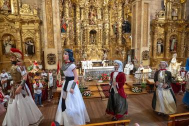 Procesión en honor al patrón San Miguel en fiestas de Corella