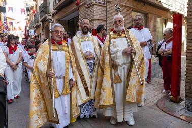 Procesión en honor al patrón San Miguel en fiestas de Corella