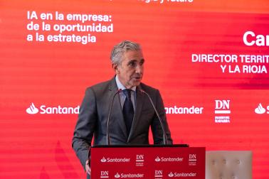 Fotos del foro Banco Santander-Diario de Navarra: 'IA en la empresa: de la oportunidad a la estrategia'