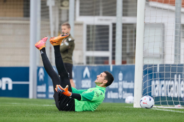 Fotos del entrenamiento de Osasuna este viernes, 2 de octubre de 2026