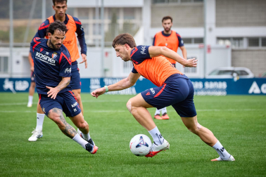 Fotos del entrenamiento de Osasuna este viernes, 2 de octubre de 2026