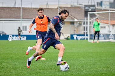 Fotos del entrenamiento de Osasuna este viernes, 2 de octubre de 2026
