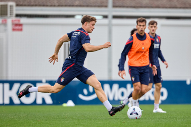 Fotos del entrenamiento de Osasuna este viernes, 2 de octubre de 2026