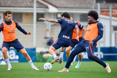 Fotos del entrenamiento de Osasuna este viernes, 2 de octubre de 2026