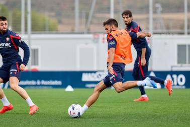 Fotos del entrenamiento de Osasuna este viernes, 2 de octubre de 2026