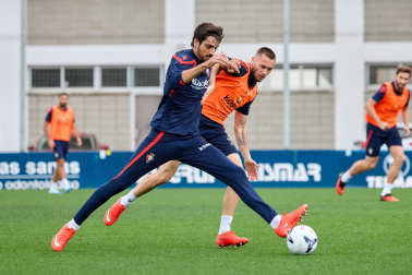Fotos del entrenamiento de Osasuna este viernes, 2 de octubre de 2026