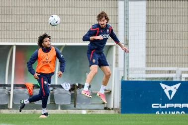 Fotos del entrenamiento de Osasuna este viernes, 2 de octubre de 2026