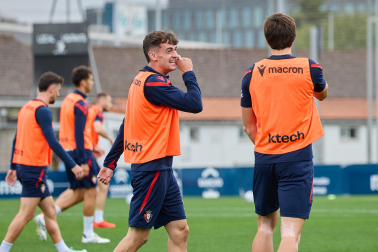 Fotos del entrenamiento de Osasuna este viernes, 2 de octubre de 2026
