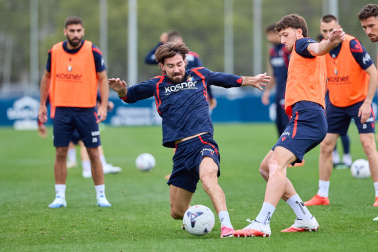 Fotos del entrenamiento de Osasuna este viernes, 2 de octubre de 2026
