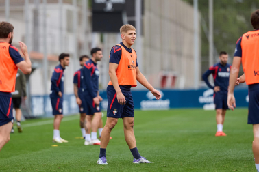 Fotos del entrenamiento de Osasuna este viernes, 2 de octubre de 2026