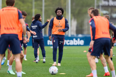 Fotos del entrenamiento de Osasuna este viernes, 2 de octubre de 2026