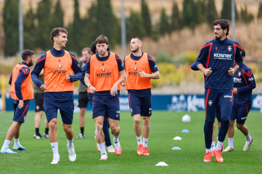 Fotos del entrenamiento de Osasuna este viernes, 2 de octubre de 2026