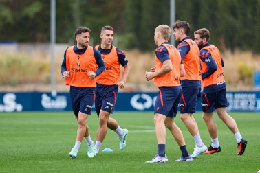 Fotos del entrenamiento de Osasuna este viernes, 2 de octubre de 2026