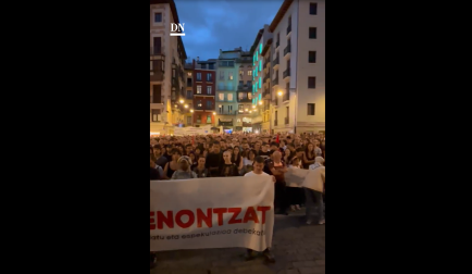 Vídeo de la manifestación en contra de la "especulación" y la "mercantilización" de la vivienda en Pamplona