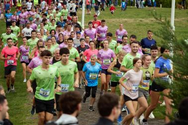 Fotos de la V Carrera por parejas 'Cada oveja con su pareja' en Zizur con la participación de 400 corredores