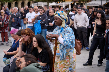 Fotos de la manifestación en Pamplona por la especulación de la vivienda