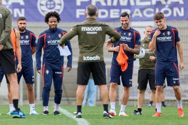 Entrenamiento de Osasuna, sábado 3 de octubre
