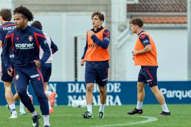Entrenamiento de Osasuna, sábado 3 de octubre