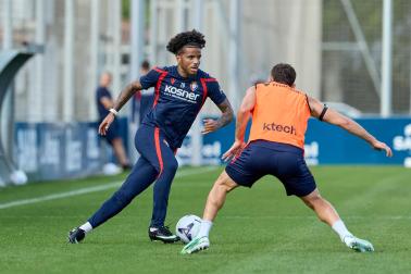 Entrenamiento de Osasuna, sábado 3 de octubre