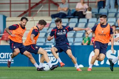 Entrenamiento de Osasuna, sábado 3 de octubre