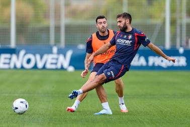 Entrenamiento de Osasuna, sábado 3 de octubre