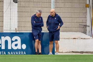 Entrenamiento de Osasuna, sábado 3 de octubre