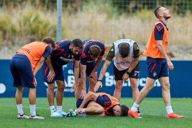 Entrenamiento de Osasuna, sábado 3 de octubre