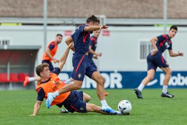 Entrenamiento de Osasuna, sábado 3 de octubre